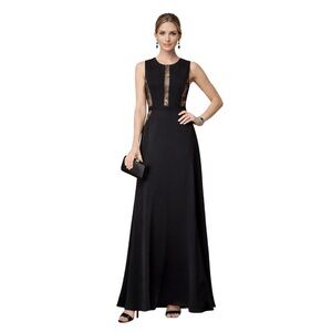 BCBGMaxAzria | Dresses | Bcbgmaxazria Black Lace Maxi Dress | Poshmark
